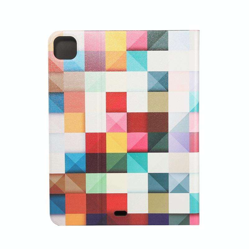 For iPad Pro 11 2022/2021/2020/2018 / Air 10.9 2022/2020 Painted Voltage Pen Slot Tablet Smart Ca...
