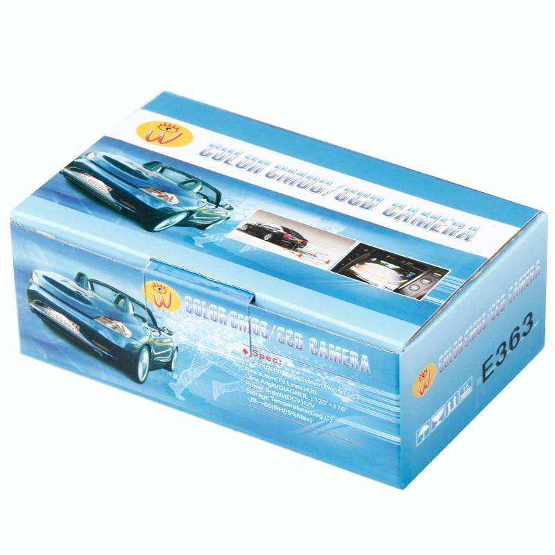 E363 120 Degree Wide Angle Waterproof Car Rear View Camera(Black)