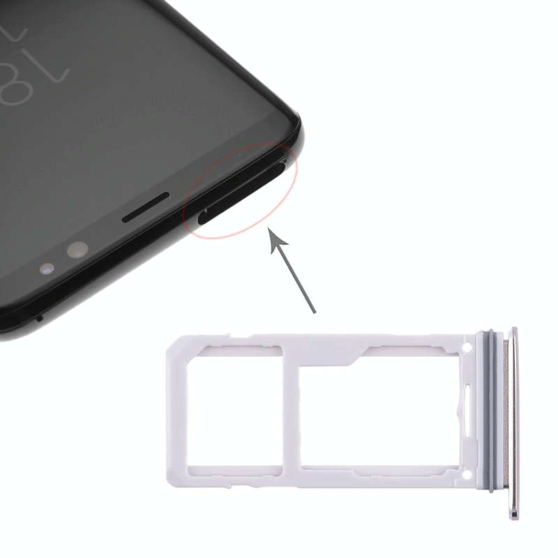 For Galaxy S8 / S8+ 2 SIM Card Tray / Micro SD Card Tray (Gold)