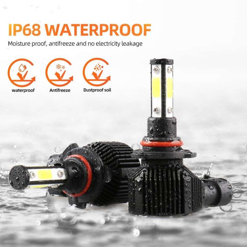 M6 9006 / HB4 2 PCS DC9-36V / 25W / 6000K / 2500LM IP68 Waterproof Car LED Headlight(Cold White L...