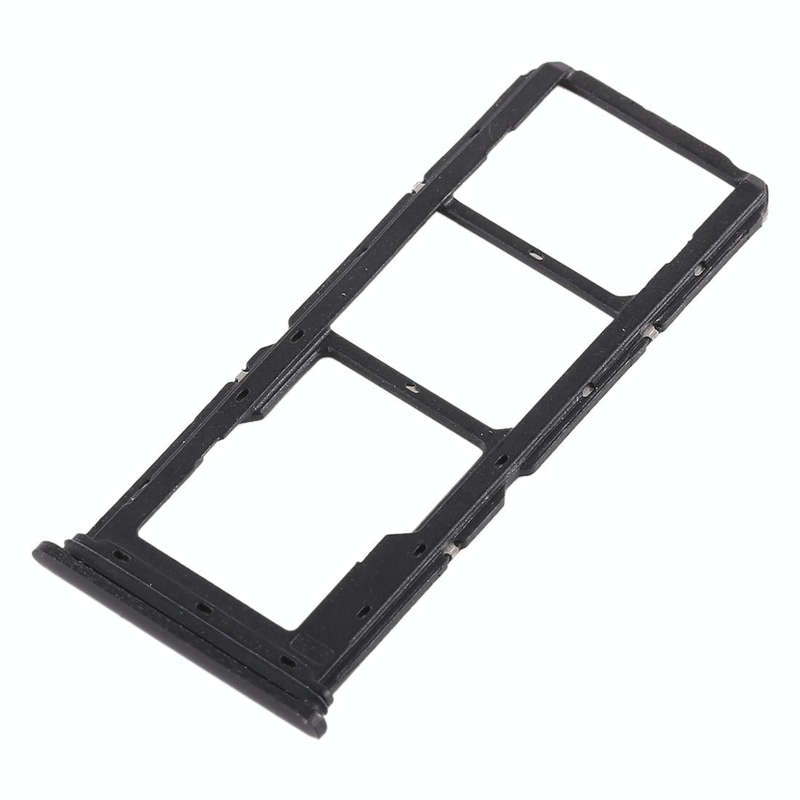 For Vivo Y83 2 x SIM Card Tray + Micro SD Card Tray (Black)