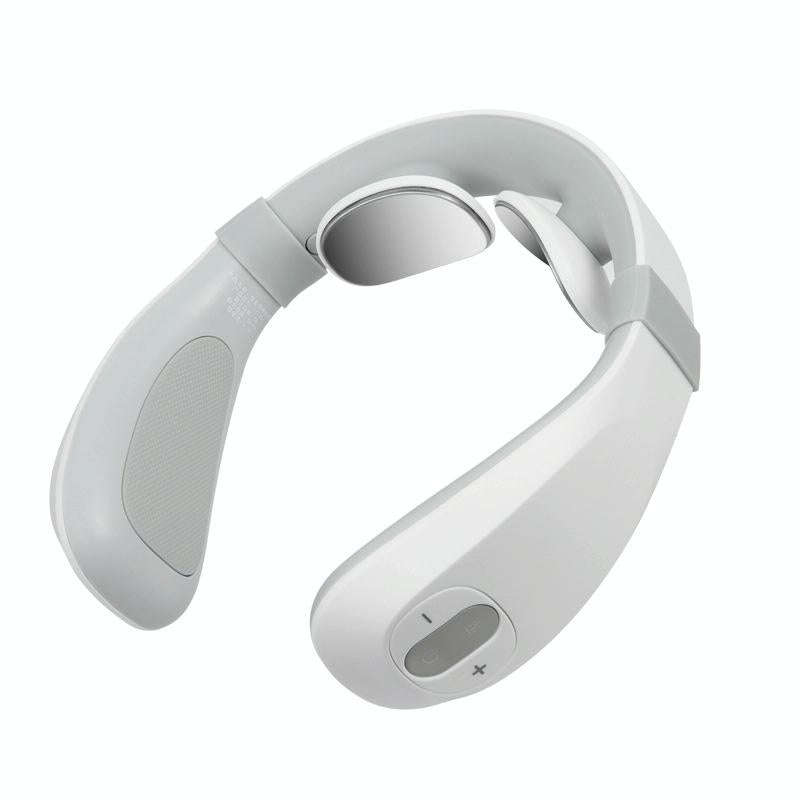 Smart Charging Neck Pulse Cervical Massager, Specification: English(White)