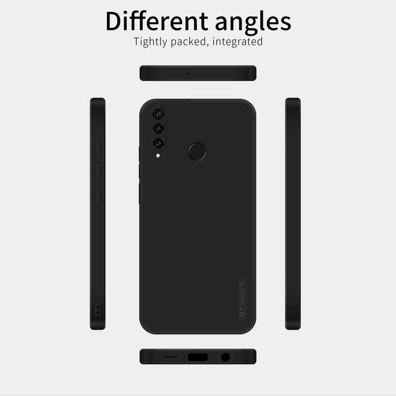 For Huawei P30 lite / Nova 4e PINWUYO Sense Series Liquid Silicone TPU Mobile Phone Case(Black)