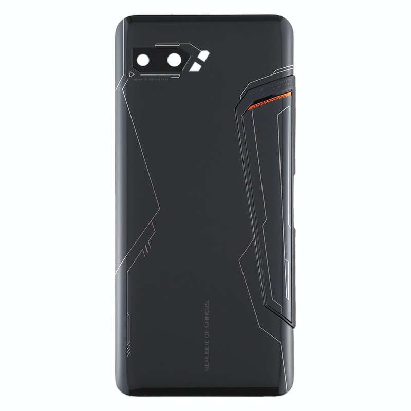 Back Cover for Asus ROG Phone II ZS660KL I001D I001DA I001DE(Jet Black)