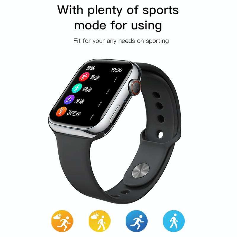 Yesido IO18 1.95 inch IP68 Waterproof Smart Watch, Support Heart Rate / Blood Oxygen Monitoring(B...