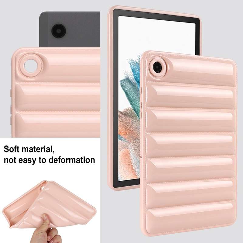 For Samsung Galaxy Tab S6 Lite P610 / P615 Eiderdown Cushion Shockproof Tablet Case(Pink)