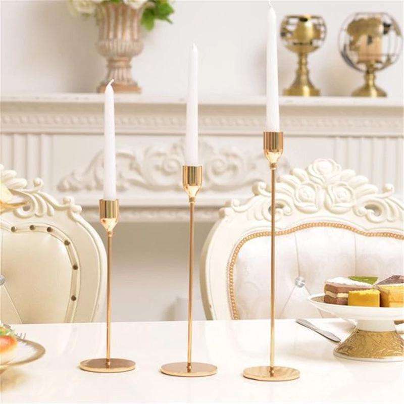 Creative Single Head Candlestick Candle Holder Wedding Table Decoration, Size:S