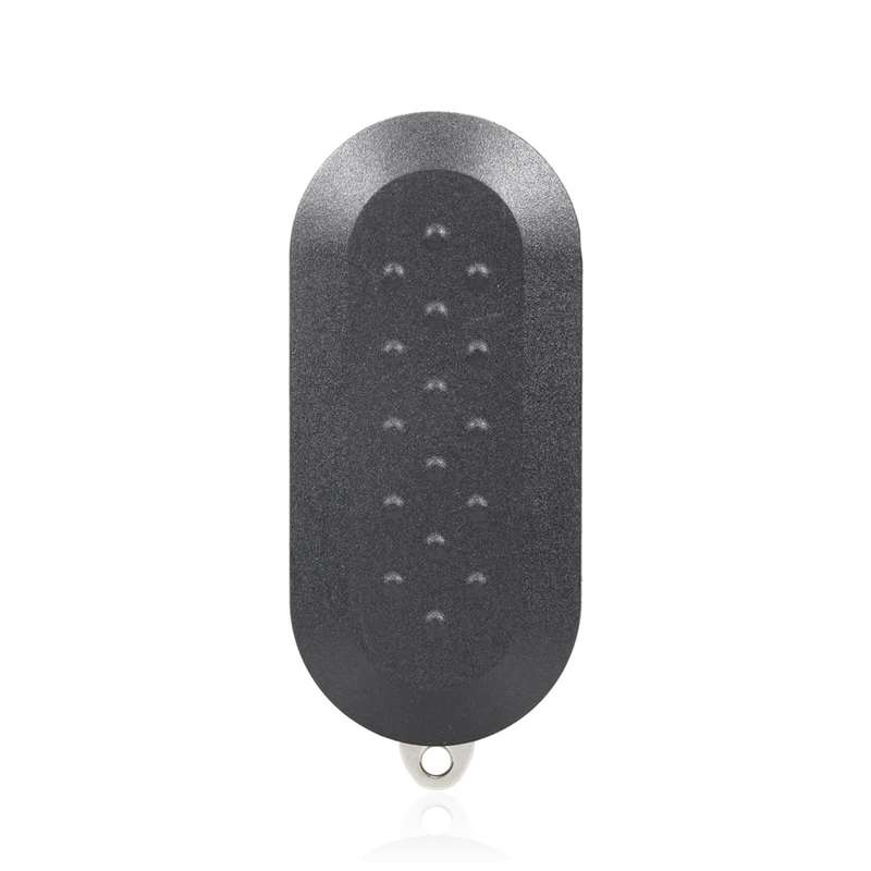 For Fiat 3 Button Folding Car Key Case Remote Control Shell SIP22, Style:White Switch Trunk Button