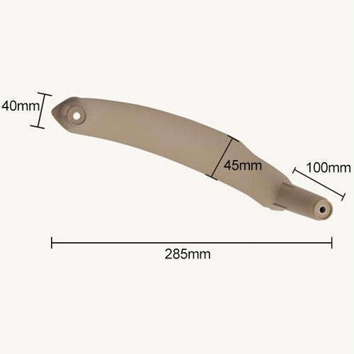 Car Interior Right Handle Inner Door Armrest Panel Pull 51416969402 for BMW X5 / X6, Left Drive(B...