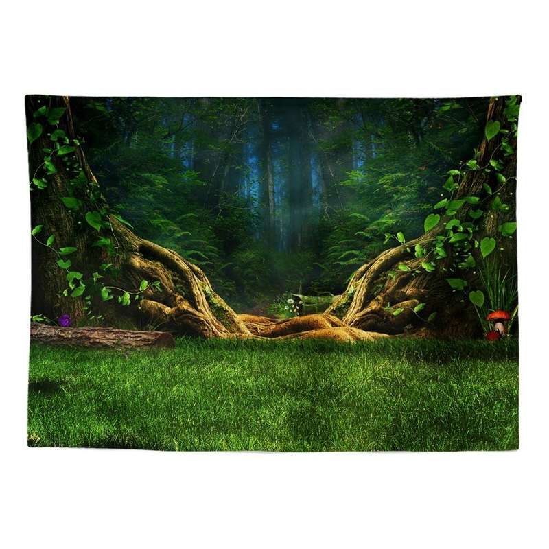 Dream Forest Series Party Banquet Decoration Tapestry Photography Background Cloth, Size: 150x200...