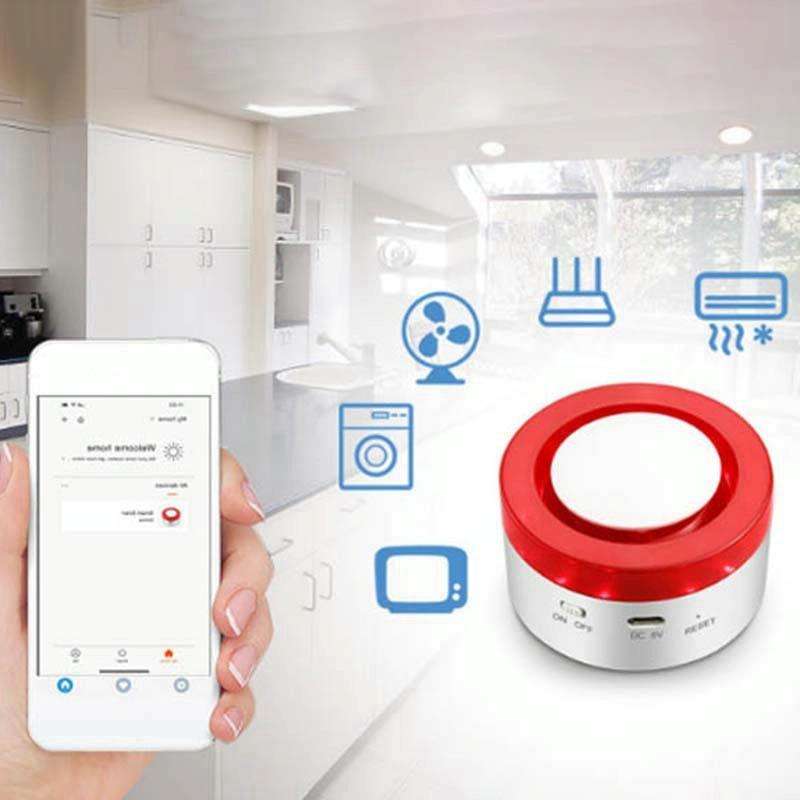 2 PCS Smart Burglar Alarm Home Store Door and Window Infrared Sensor Wireless WiFi Security Syste...