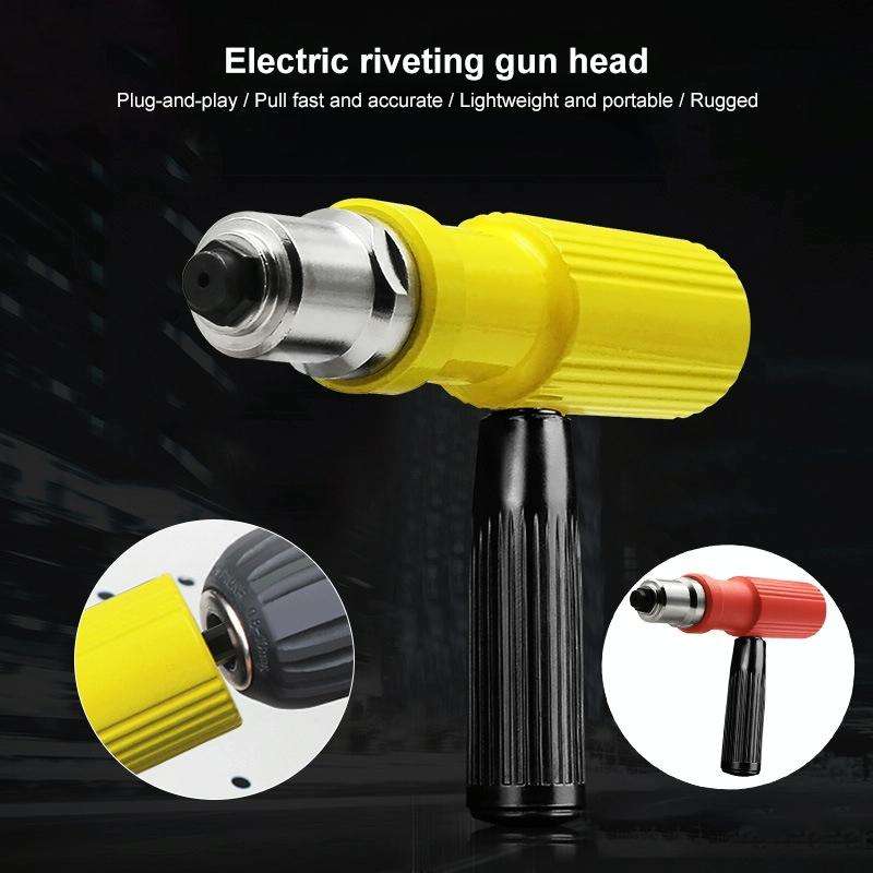 Electric Rivet Machine Conversion Head Accessories (Red)