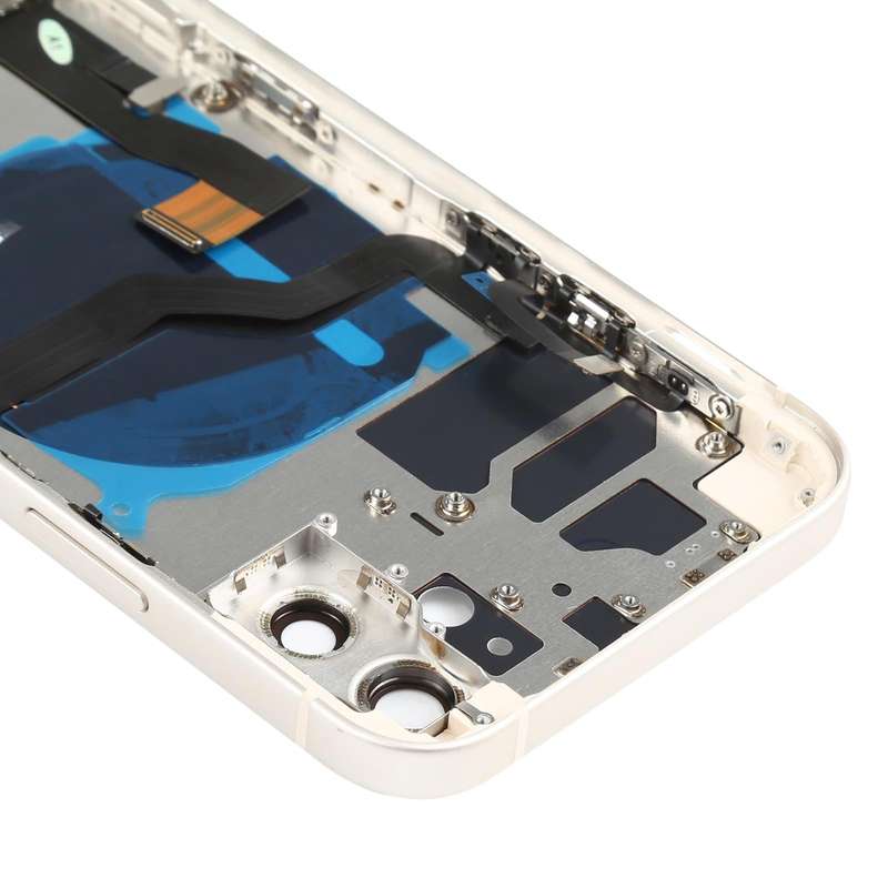 Battery Back Cover Assembly (with Side Keys & Speaker Ringer Buzzer & Motor & Camera Lens & Card ...