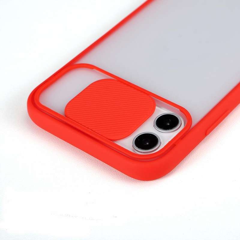 For iPhone 11 Sliding Camera Cover Design TPU Protective Case(Sky Blue)