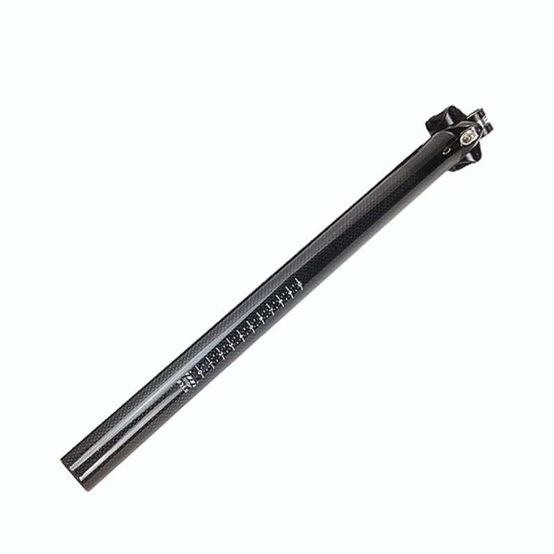 TOSEEK 3K Carbon Fiber Mountain Bike Road Bike Bicycle Seat Tube Seatpost Seat Fitting Seat Pole ...