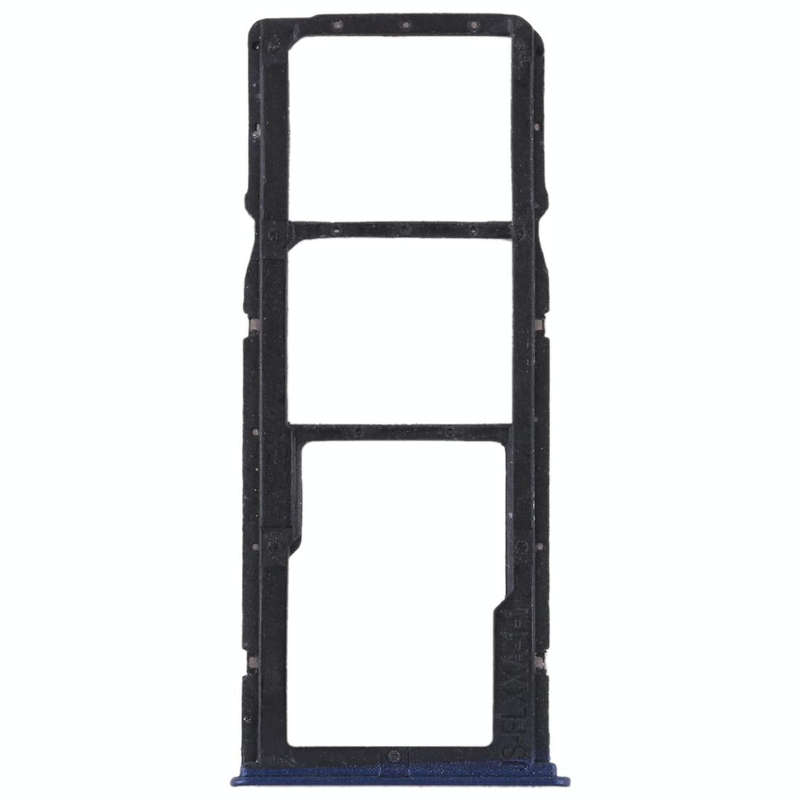 2 SIM Card Tray + Micro SD Card Tray for Huawei Enjoy 8 Plus(Blue)