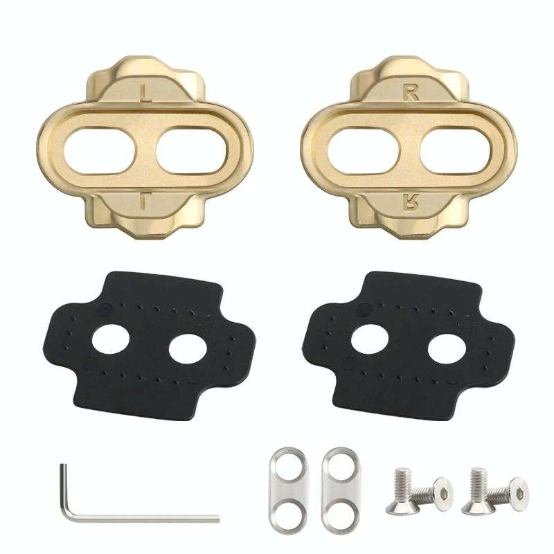10pcs /Set Bicycle Pedal Egg Beater Locking Plate Brass Bike Pedal Locking Plate Accessories(ST001)