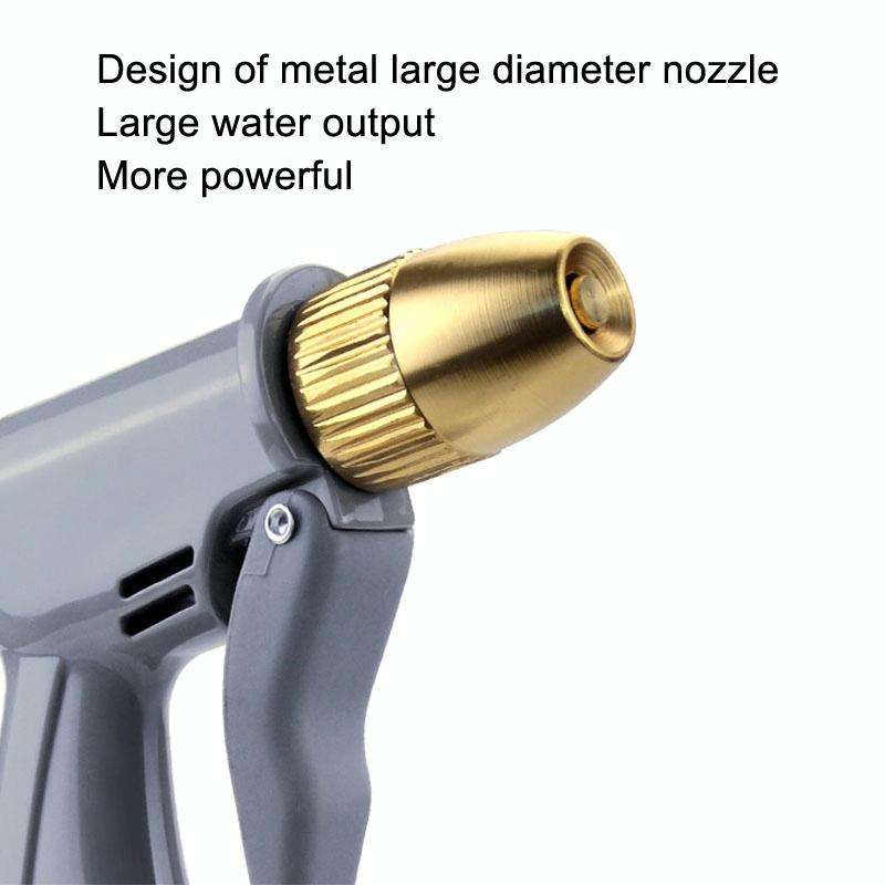 High Pressure Household Car Washer Telescopic Cleaning Spray, Style: H1 Short+3 Connectors+15m Tube