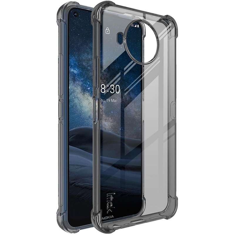 For Nokia 8.3 5G IMAK All-inclusive Shockproof Airbag TPU Case with Screen Protector(Transparent ...