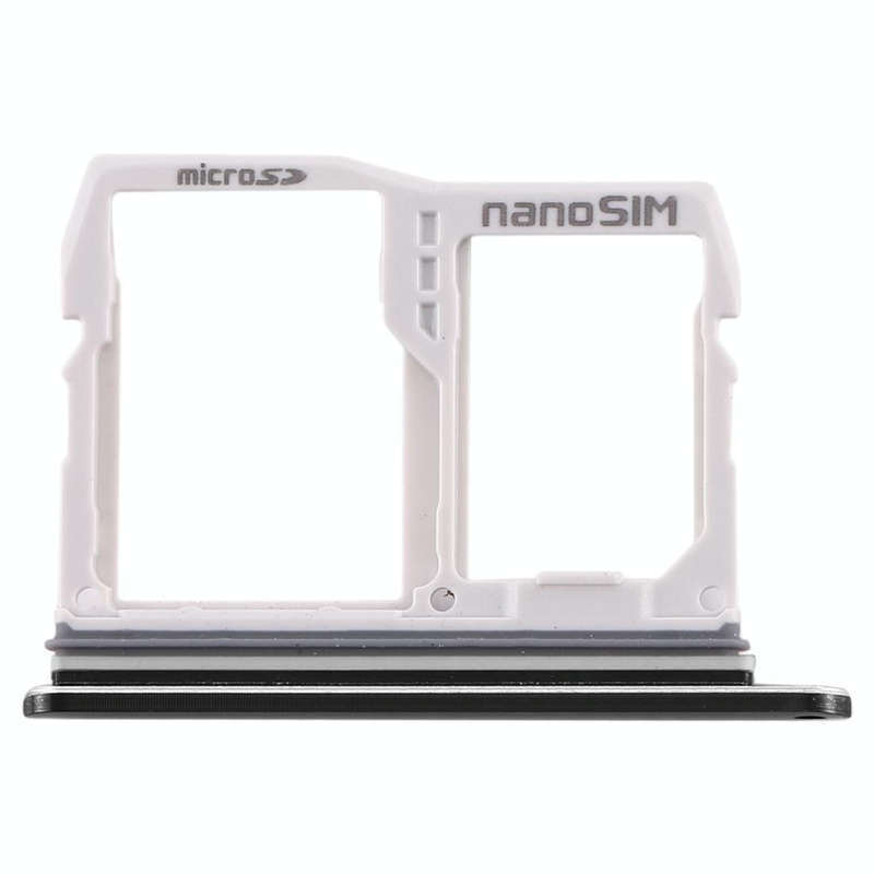 SIM Card Tray + Micro SD Card Tray for LG V40 ThinQ (Black)
