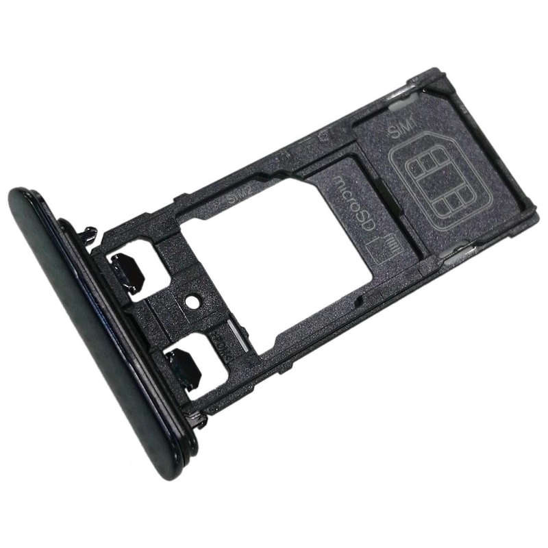 SIM1 Card Tray + SIM2 Card / Micro SD Card Tray for Sony Xperia XZ(Blue)