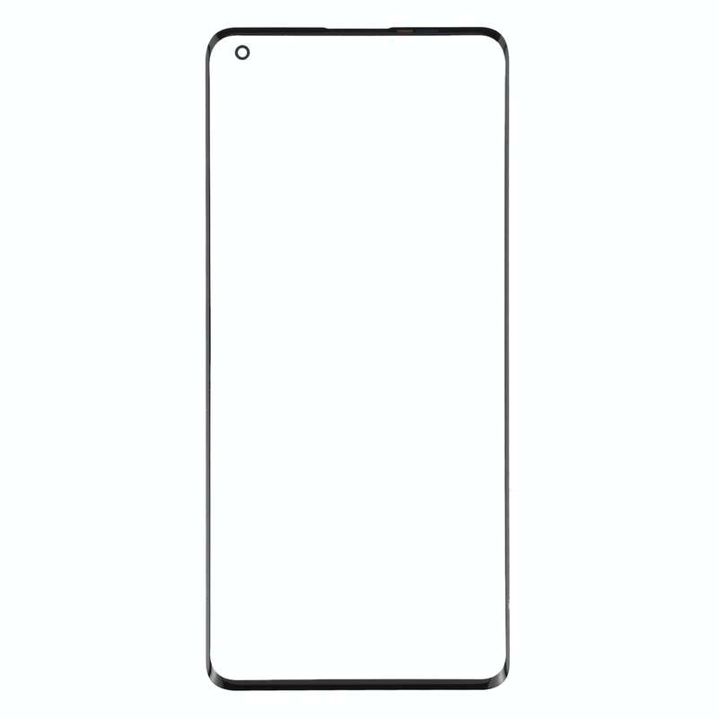 For Oppo Find X2 Pro / Find X2 Front Screen Outer Glass Lens (Black)