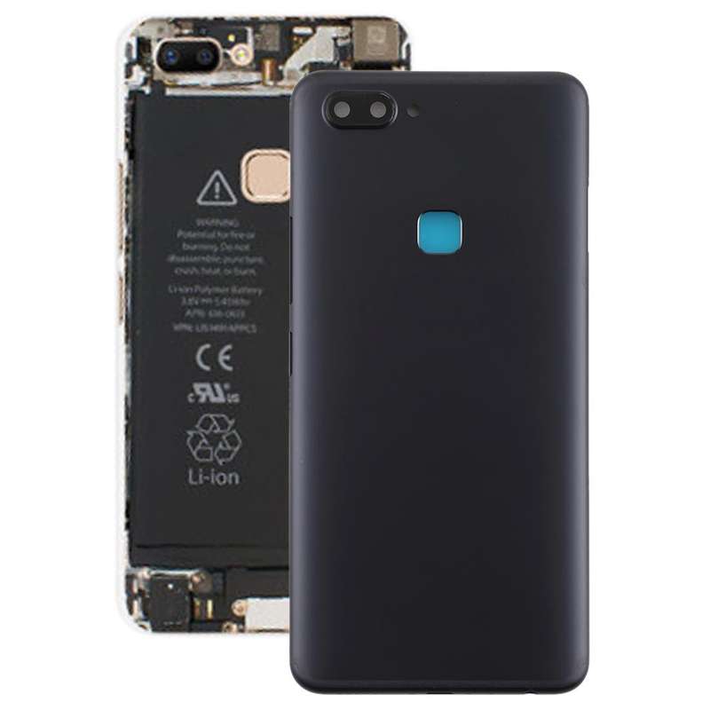 For Vivo X20 Back Cover with Camera Lens (Black)