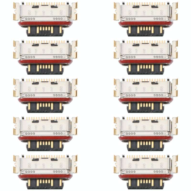 10 PCS Charging Port Connector For Xiaomi Civi/Poco M4 Pro 5G/11i/11i HyperCharge 5G/Redmi K50 Ga...