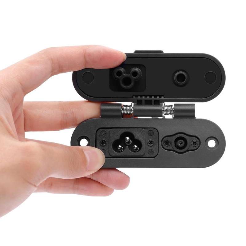 For Ninebot Max G30 Electric Scooter Charging Port Assembly(Black)