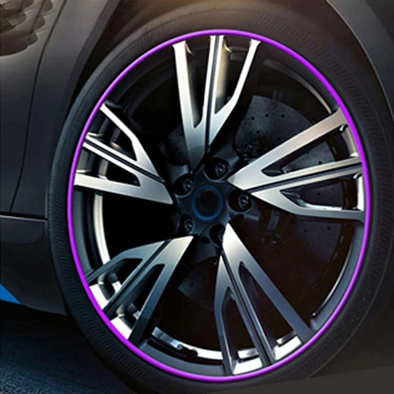 Universal Decorative Scratchproof Stickup 8M Flexible Car Wheel Hub TRIM Mouldings Decoration Str...