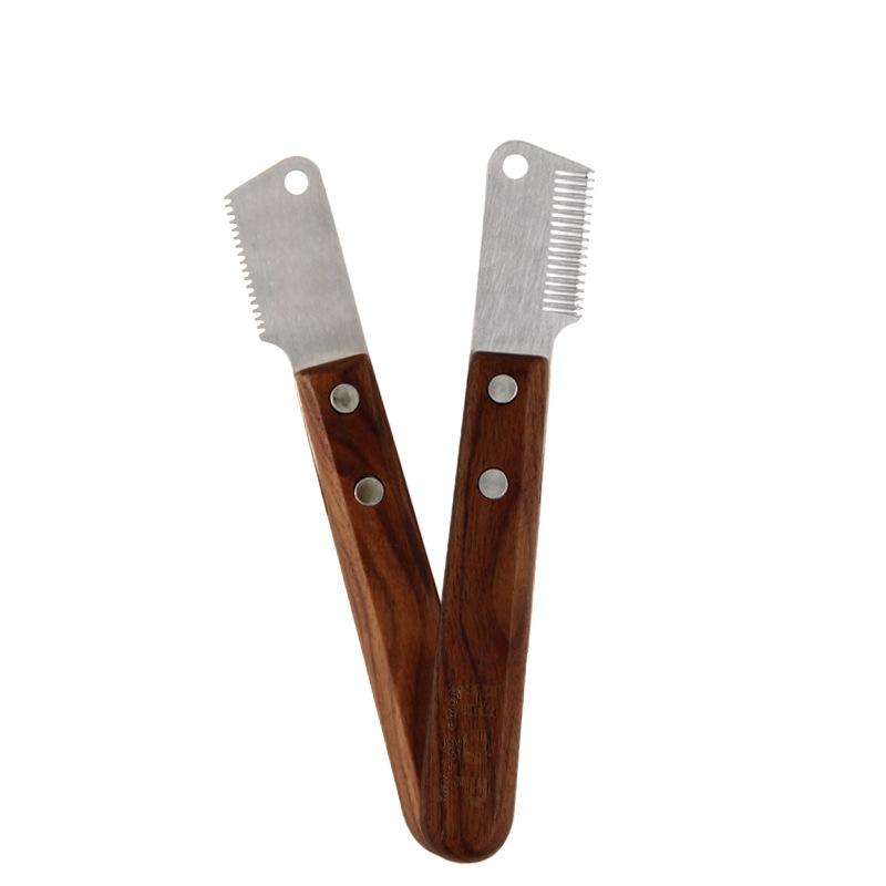 HOP Terrier Dog Plucking Knife Pet Grooming & Shaving Tool( CS21 Left Hand)