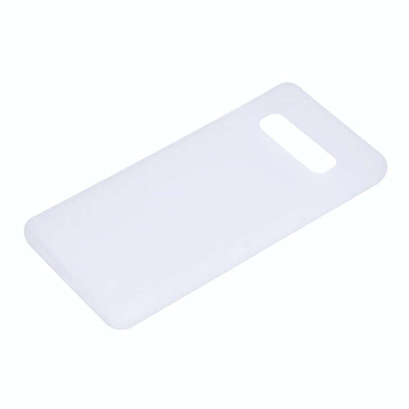 Candy Color TPU Case for Samsung Galaxy S10(White)