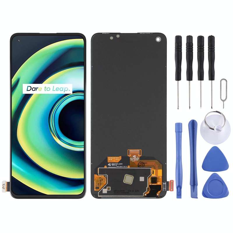 Original Super AMOLED Material LCD Screen and Digitizer Full Assembly for OPPO Realme Q3 Pro 5G /...