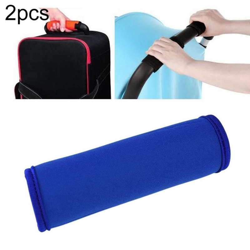 2 PCS Comfortable Neoprene Luggage Handle Wrap Grip Baby Universal Stroller Grip Protective Cover...