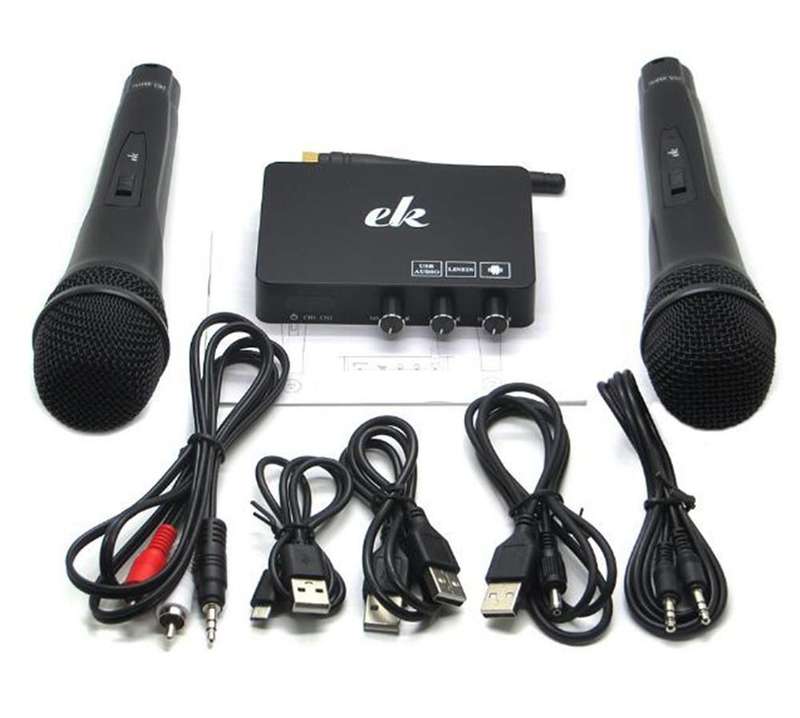 Home TV Network Karaoke Singing Equipment Set Sound Card Wireless Microphone Computer Karaoke KTV...