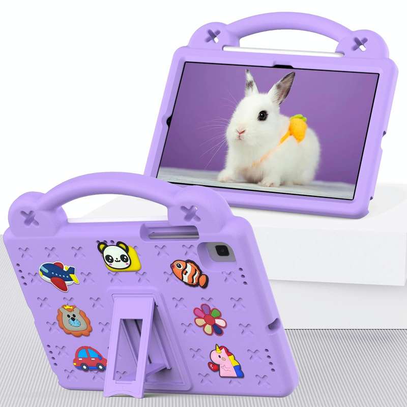 For Samsung Galaxy Tab S6 Lite 10.4 2020/2022 Handle Kickstand Children EVA Shockproof Tablet Cas...