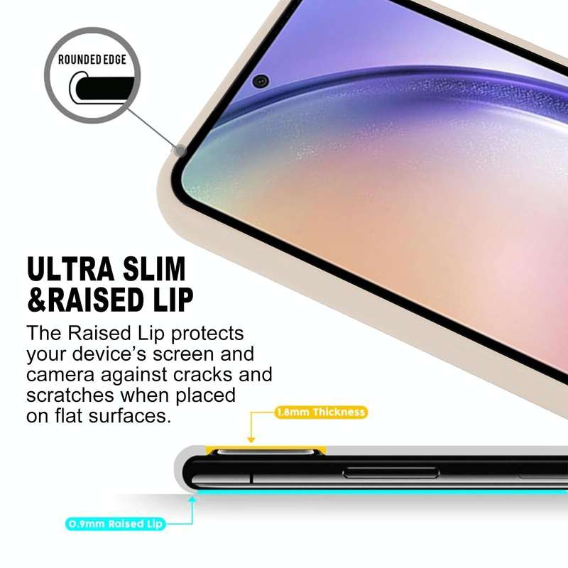 For Samsung Galaxy A54 5G GOOSPERY SOFT FEELING Liquid TPU Soft Phone Case (Apricot)