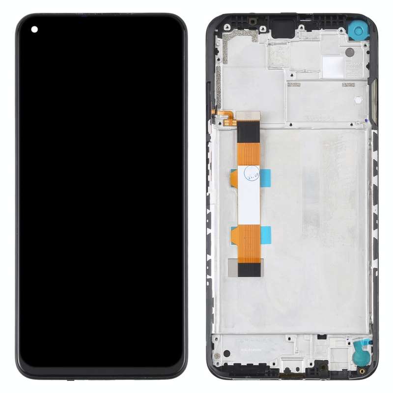Original LCD Screen and Digitizer Full Assembly With Frame for Xiaomi Redmi Note 9 5G / Redmi Not...