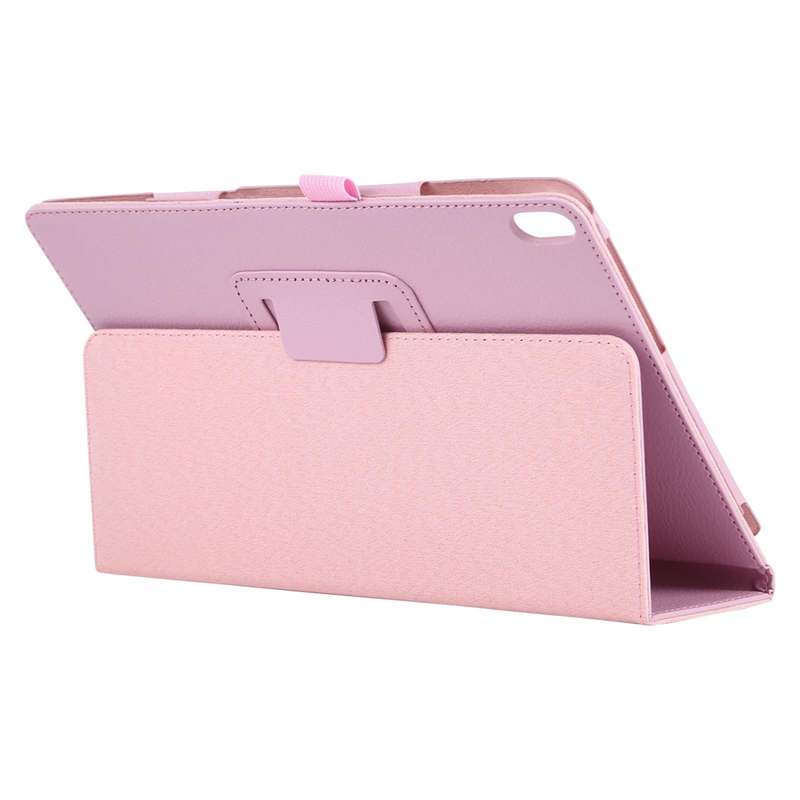 For Lenovo M10 Plus TB-X606F Litchi Texture Solid Color Horizontal Flip Leather Case with Holder ...