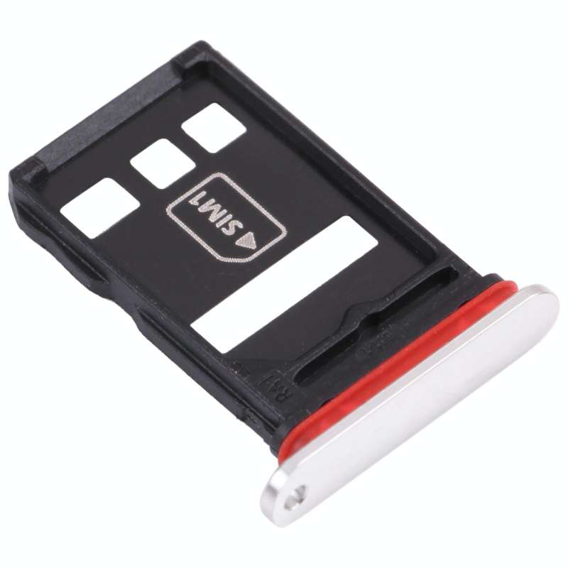 NM Card Tray + SIM Card Tray for Huawei Mate 40E 4G (Silver)