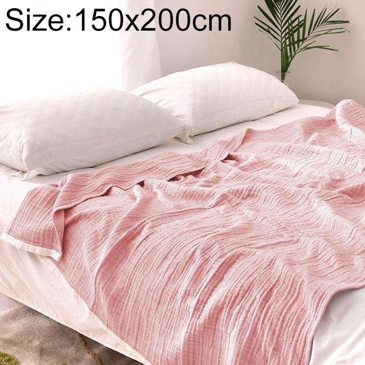 Spring and Summer Thick Washed Gauze Six Layer Nap Air Conditioning Blanket, Size:150X200cm, Colo...