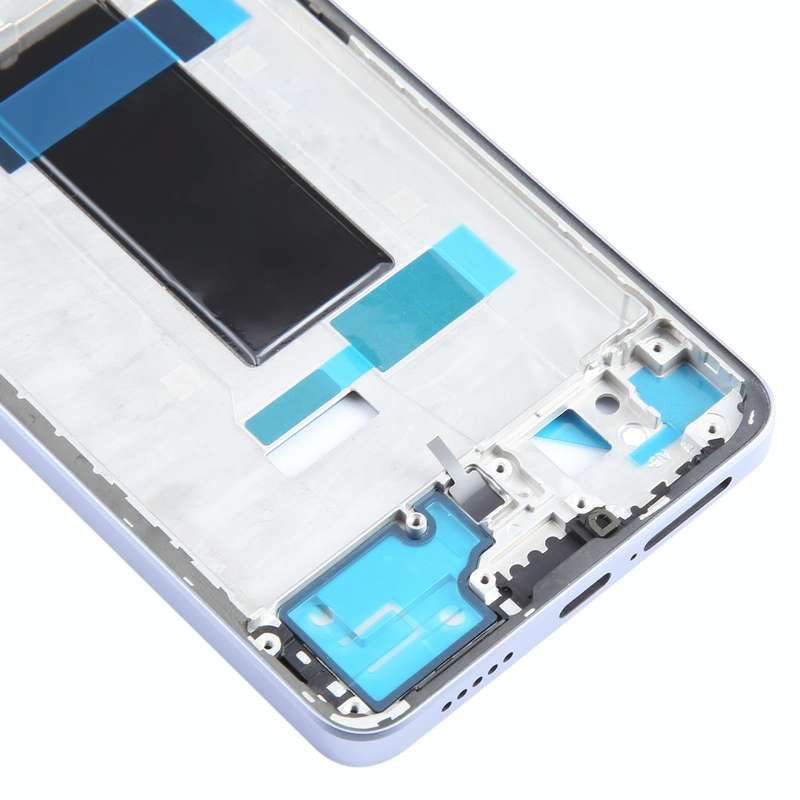 For Xiaomi Redmi Note 13 Pro 5G Original Front Housing LCD Frame Bezel Plate (Purple)