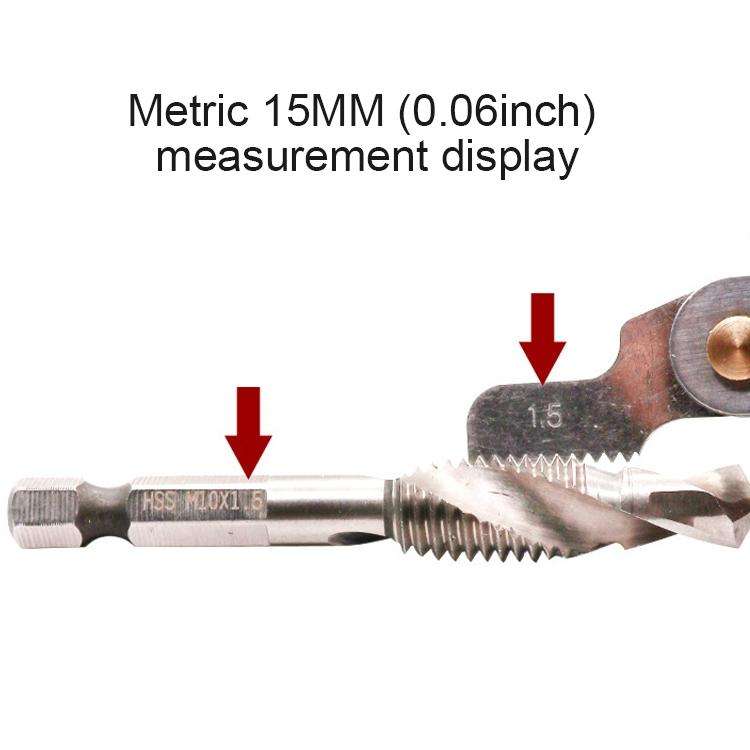 52 PCS Metric 60 Degrees +British 55 Degrees CR Stainless Steel Thread Gauge