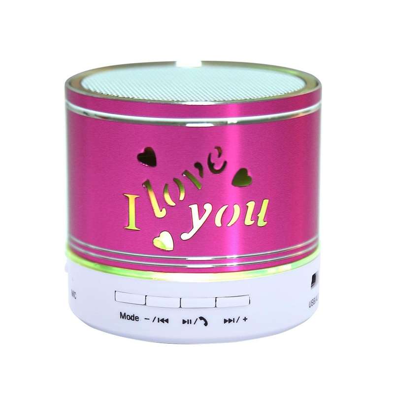 A9L Mini Portable Bluetooth Stereo Speaker with RGB LED Light, Built-in MIC, Support Hands-free C...