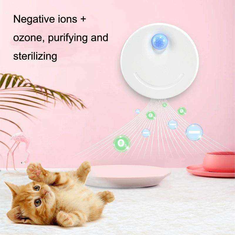 Smart Pet Cat Litter Box Deodorant Purifier(White)