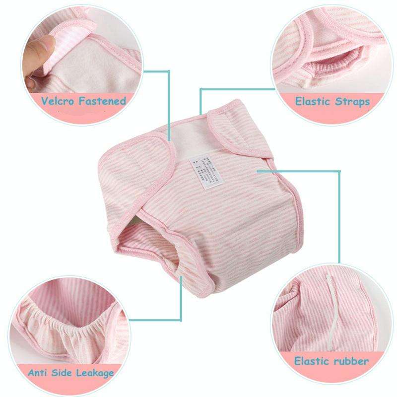 Natural Colored Cotton Breathable Adjustable Baby Waterproof Leak-proof Cloth Diaper, Specificati...