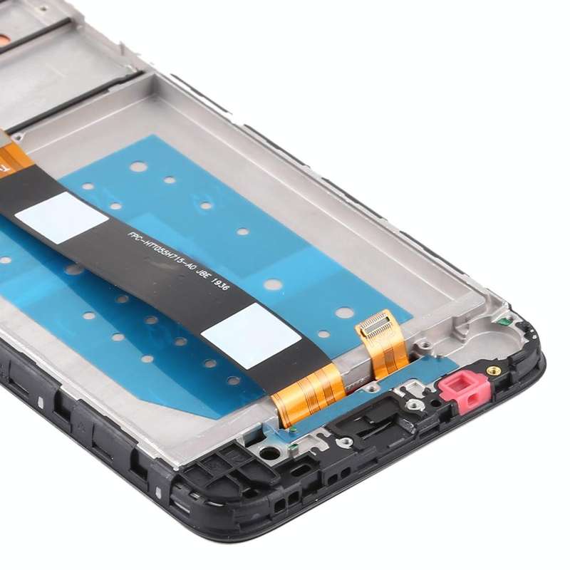 TFT LCD Screen for Motorola Moto E6 Play Digitizer Full Assembly with Frame (Black)
