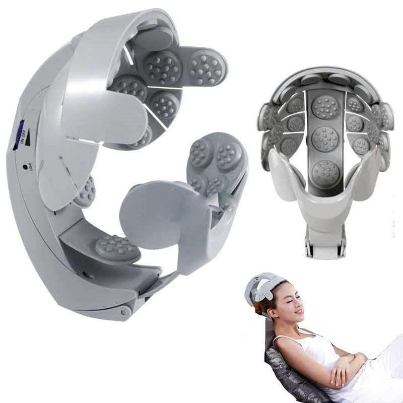 Electric Head Massage Relax Brain Acupuncture Points Stress Release Massager(US Regulations / Int...