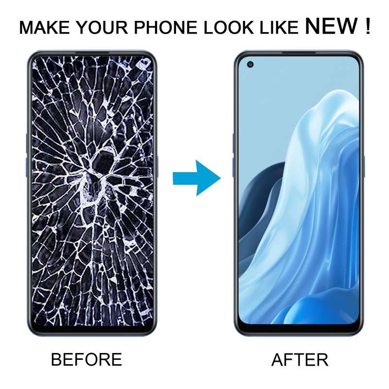 For OPPO Reno7 4G Original AMOLED LCD Screen Digitizer Full Assembly with Frame