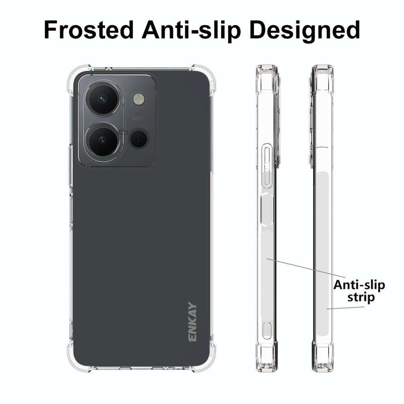 For vivo Y36 4G EU Version ENKAY Transparent TPU Shockproof Anti-slip Phone Case